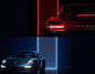 car CGI Maya Porsche Porsche 911 redshift