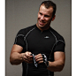 YZCX Mens Baselayer Short Sleeve Compression Top Stand Collar Cycling Running Yoga Tee: Amazon.co.uk: Clothing
