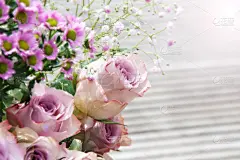 玫瑰,淡雅,花束,贺卡,水香花菜,复活节,水平画幅,夏天,生日,明信片