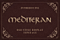Mediteran现代艺术logo英文字体下载-topimage