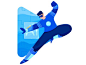 HONOR Play 4T - Illustration 3 kungfu pose space future superman cool flat illustration drawing chip technical ai honor huawei affinity designer uran boy man people character illustration