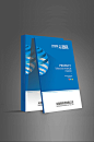 蓝色企业大气科技画册-众图网