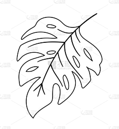 稻草人与乌鸦采集到矢量线条