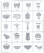 A08，一起学书画，青铜器的主要装饰纹样，在生活中也有很多影子
