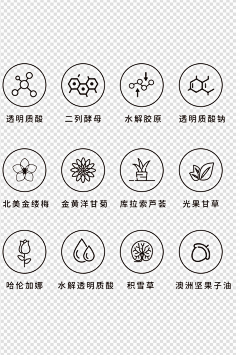 医美图标-花瓣网|陪你做生活的设计师 | 化妆品美容院图标标识免扣元素