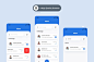 任务管理 – 搜索消息页面App UI Kit (FIG)