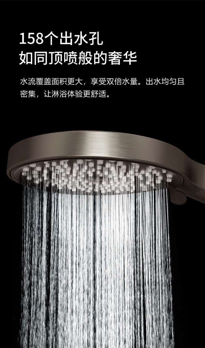 日本乐质(TOZE)淋浴花洒套装MAX卫浴全铜自洁除垢多功能增压花洒手持喷头非恒温黑白枪灰色花洒套装 【300MM巨幕顶喷】HS6022 枪 ...