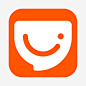美食生活软件口碑logo矢量图标_88ICON https://88icon.com 美食生活软件口碑logo 美食 生活 软件 口碑logo 口碑 橙色 笑脸