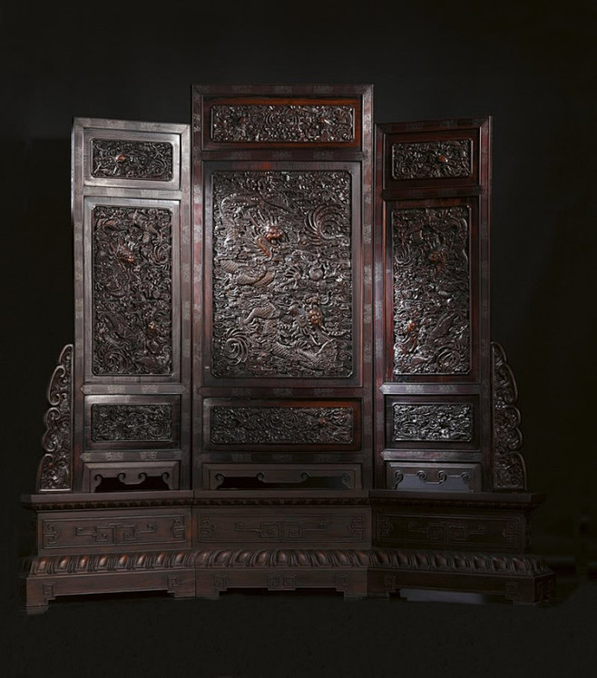 中国龙屏