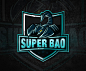 SUPER BAO标志设计  蝎子 盾牌 个人标志