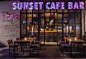 深圳SUNSET CAFE BAR三色酒吧空间设计 设计圈 展示 设计时代网-Powered by thinkdo3