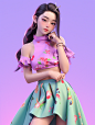 qiuling6689_Realistic_3d_cartoon_style_rendering_chinese_gril___b273112b-7f70-40af-9625-3f38f492cc41