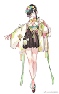 #国人画师推荐# @石田薰IK  美好的色彩和俏皮的角色，令人目目不忘。【更多TA的美图戳】 O网页链接