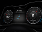 Car UI Concept 4 dashboard car hmi concept car ui