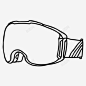 滑雪护目镜滑雪板运动器材 UI图标 设计图片 免费下载 页面网页 平面电商 创意素材