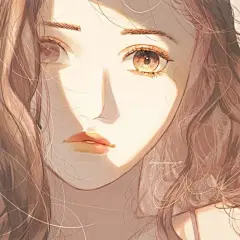 画师Twi-kyuko2go 少女人物插画，温柔的色彩，眼睛似星辰~1