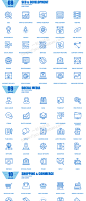 线性购物电子商务旅游度假酒店服务icon图标UI网页图形AI矢量素材-淘宝网