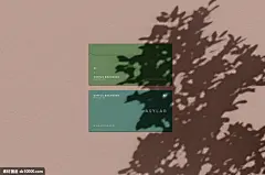 源文件-纸类海报名片办公场景品牌形象样机psd素材