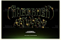 抽象艺术哥特金属质感字体特效PSD珠宝派对酒吧海报LOGO门头素材-淘宝网