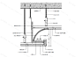 【天花】石膏板吊顶节点图（弧形石膏线灯槽造型）-设计得到