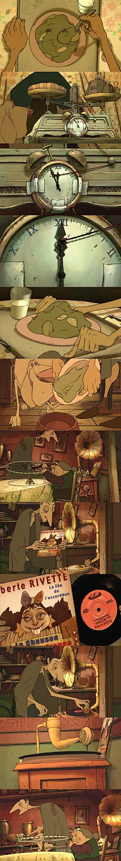 【疯狂约会美丽都 Les triplettes de Belleville (2003)】10
西维亚·乔迈 Sylvain Chomet
#电影场景# #电影截图# #电影海报# #电影剧照#