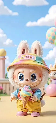 拉布布高清壁纸labubu_5_清水净琉璃_来自小红书网页版