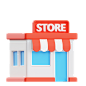 Store 3D Illustration