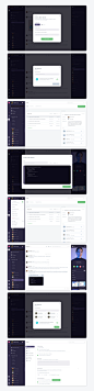 saas服务slack 项目管理、在线聊天UI .xd素材下载 - 豆皮儿