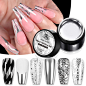 Amazon.com: Born Pretty Metallic Painting Gel Silver Painted Gel Nail Polish 3D Metal Painting Gel Drawing Mirror Nail Gel Polish Glossy Soak Off DIY Nail Art Manicure Vanish : Beauty & Personal Care
