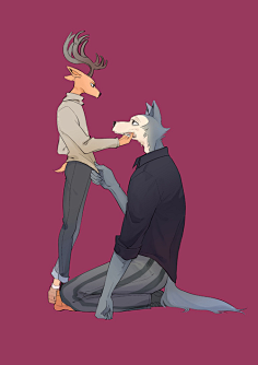 动物狂想曲1#二次元##beastars# awsl一脸痴汉笑#漫画# 狼鹿cp入股不