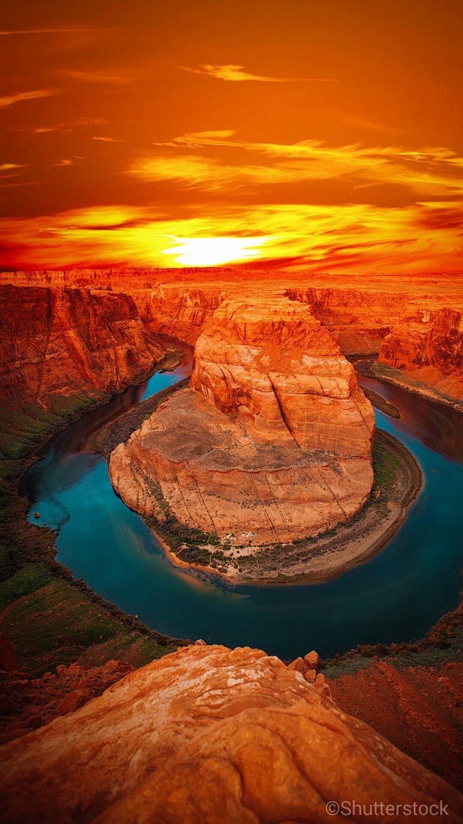 拱门国家公园马蹄湾美国