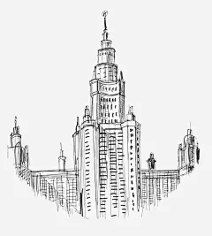 手绘线条欧式教堂免抠素材_新图网 https://ixintu.com png图片 手绘 欧式教堂 线条