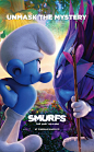 2017.04美国《蓝精灵：寻找神秘村 Smurfs: The Lost Village》角色海报 