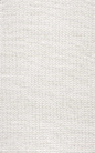 纹理维罗妮卡羊毛编织白色地毯Textures B01 编织地毯 6x9 羊毛 $297 最喜欢的白色地毯——客厅，也许是卧室