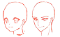 【脸部五官】男女正脸15°角画法差异PS教程-日系同人绘-蓝铅笔