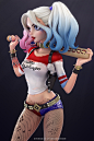 Suicide Squad's Harley Quinn, Yinxuan Dezarmenien : Fan art of Harley Quinn from Suicide Squad