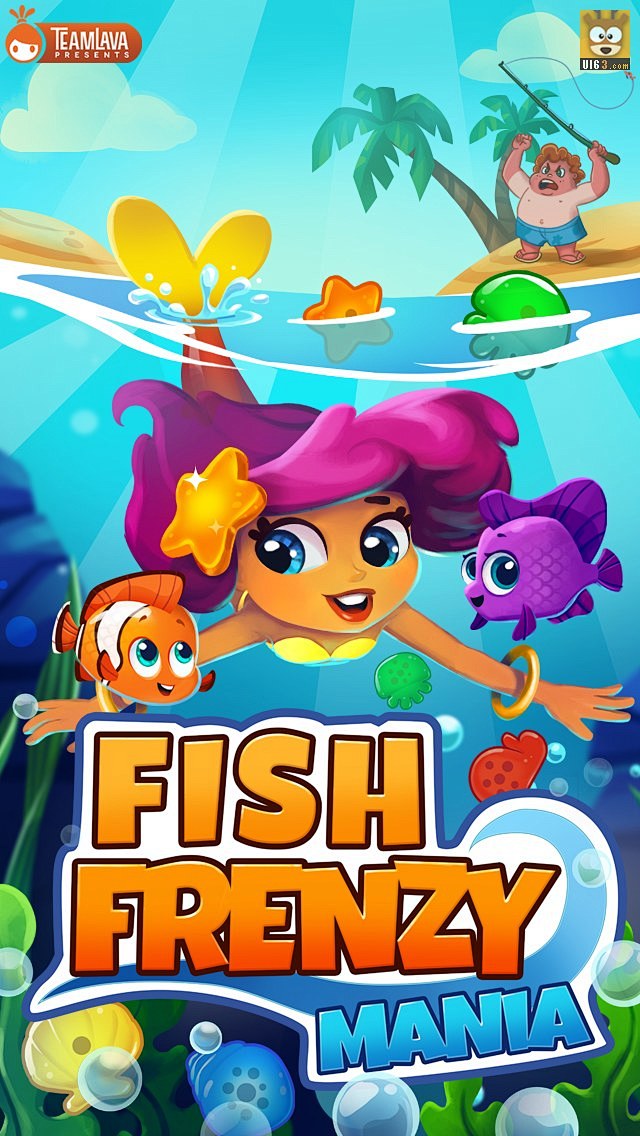 欧美游戏《fish mania》UI界面