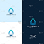 water drop logo design template unique clean