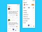 Music interface dynamic effect ——4 circle of friends music design fashion interface ui app