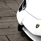 【实拍】白色大牛，兰博基尼Aventador SV 局部魅力！