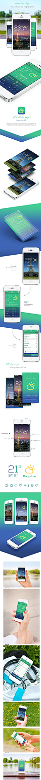 Weather App - iOS 7 app on Behance