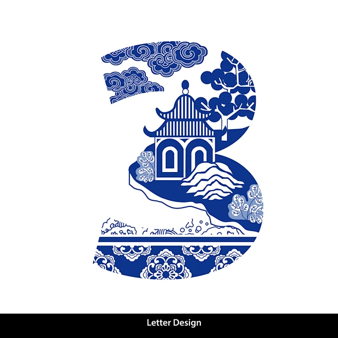 Traditional Oriental Chinese style. Alphabet a to z : Vector alphabet A ...