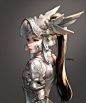 girl_knight, MA JO : girl_knight by MA JO on ArtStation.