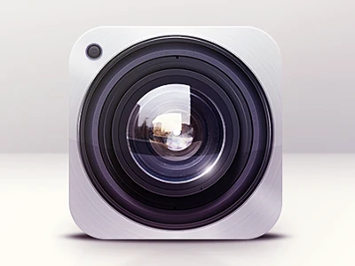 Camera icon，镜头做的很酷炫，可适当借鉴-花瓣网
