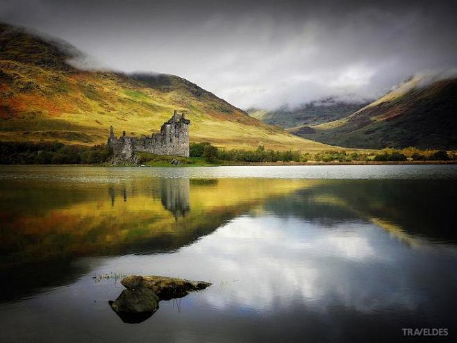 苏格兰 敬畏湖 基尔亨城堡