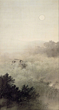 日本画家 KAWAI Gyokudo 川合玉堂 (1873-1957) 绘画作品 ​​​​