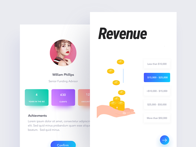 Revenue Bold design