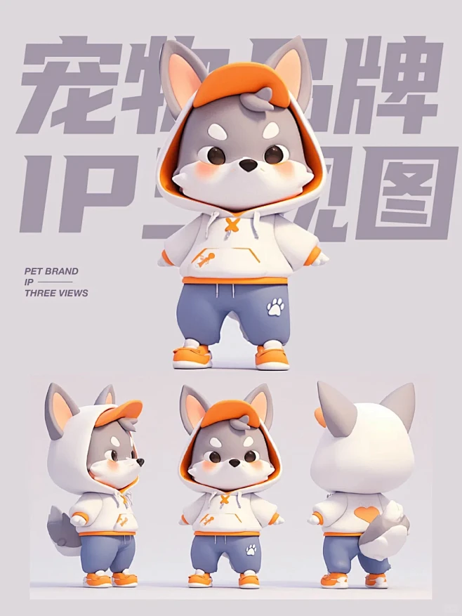 AI辅助设计 萌萌哒宠物品牌IP来袭 - 小红书
