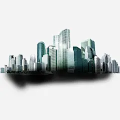 蓝色现代海报装饰高清素材 城市 大厦 楼房 海报 海报装饰 现代 背景元素 蓝色 装饰 高楼 免抠png 设计图片 免费下载