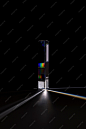 Beautiful prism light concept